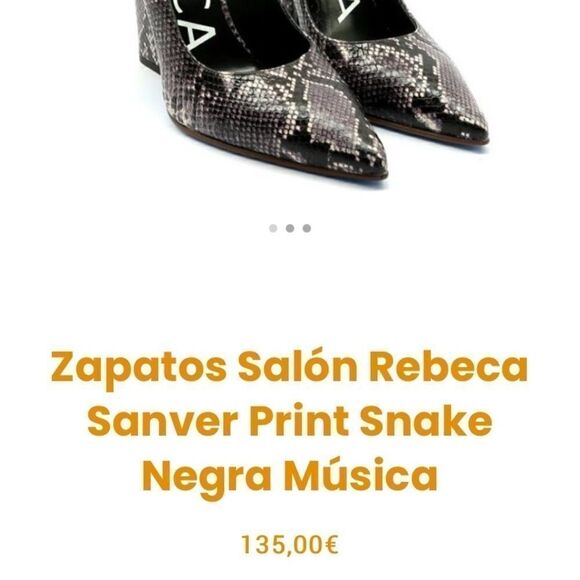 Rebeca Sanver Leather Pumps Made in Spain - Picture 8 of 8